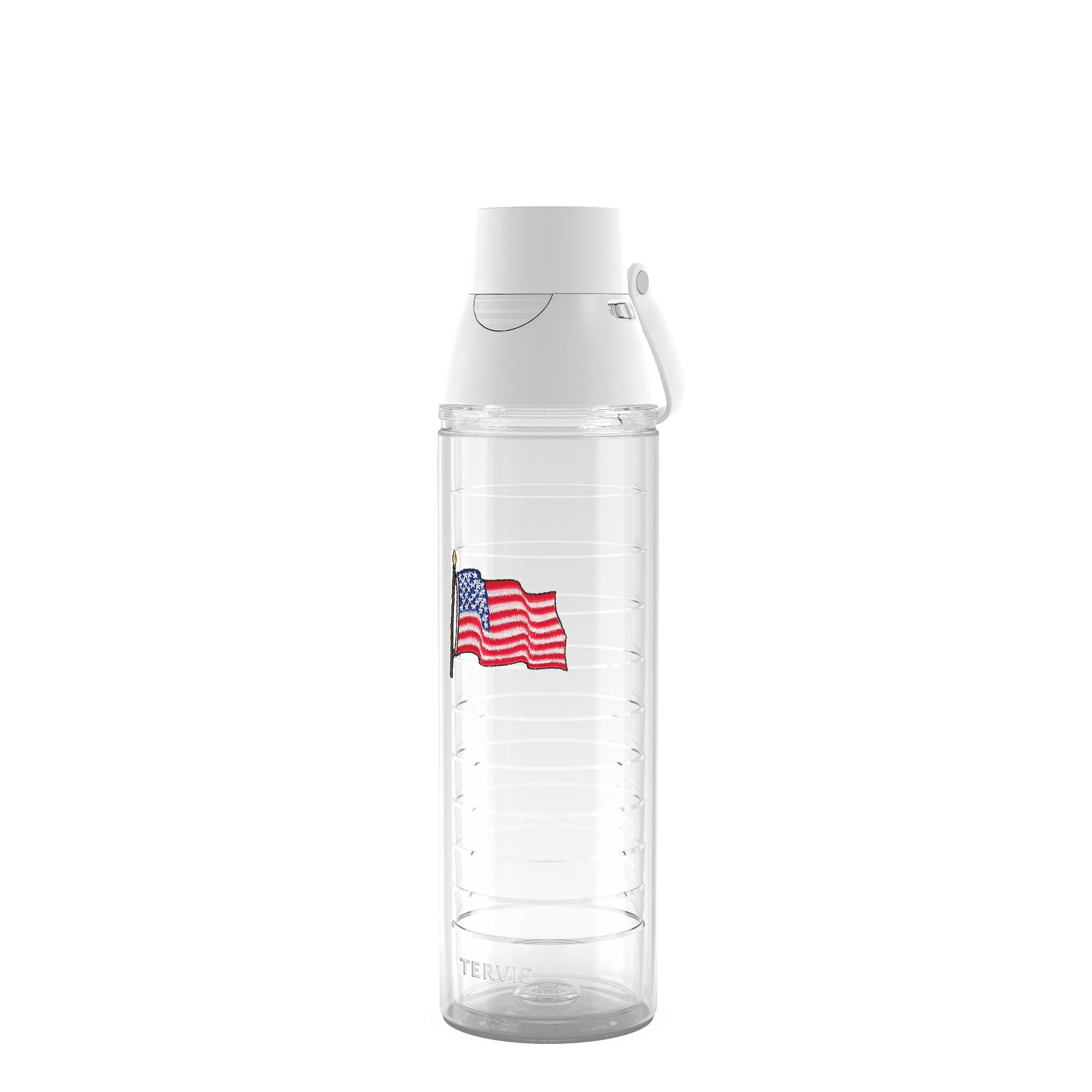 Tervis Venture Lite American Flag Made in USA Double Walled  Insulated Tumbler Travel Cup Keeps Drinks Cold & Hot, 24oz Water Bottle, Classic