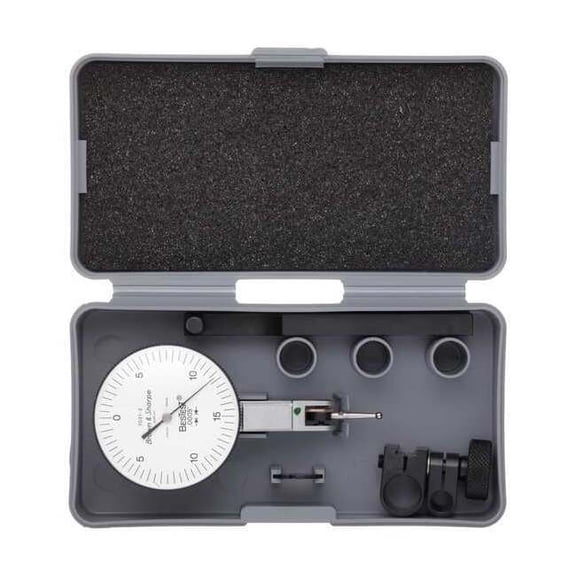 Tesa Brown & Sharpe Dial Test Indicator,Vert,0 to 0.030 In 599-7031-3
