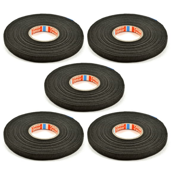 Tesa IB951618 3/8 in x 82 ft Fabric PET Fleece Interior Harness Tape (5 pack)