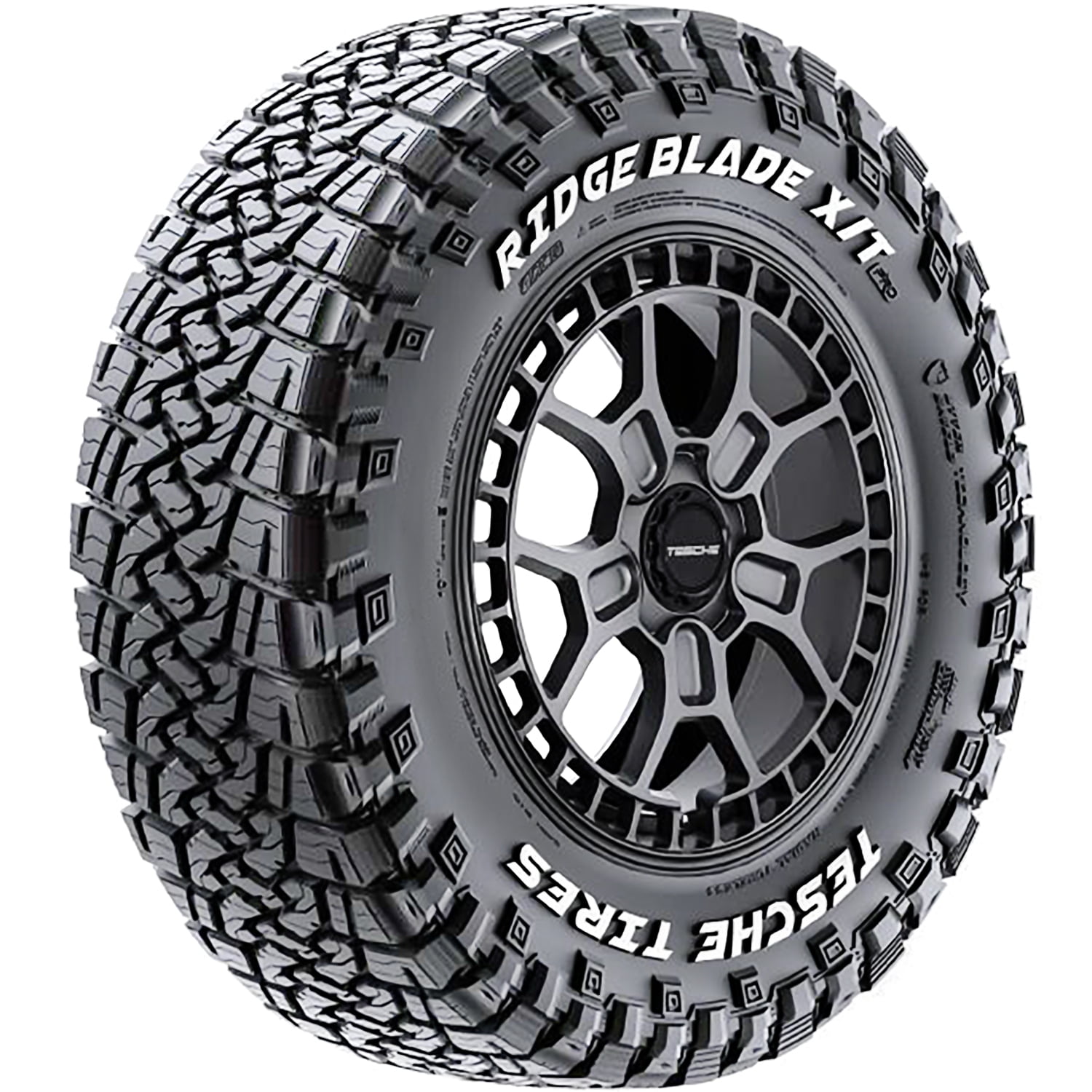 Tesche Tires Ridge Blade X/T Pro LT285/55R22 124/121R E 10 Ply Extreme Terrain Light Truck Tire