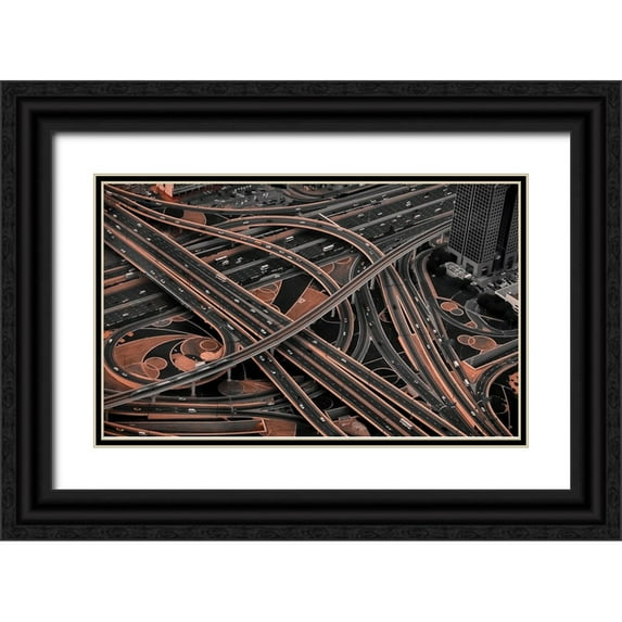 Tesching, Klaus 18x13 Black Ornate Wood Framed with Double Matting Museum Art Print Titled - Dubai