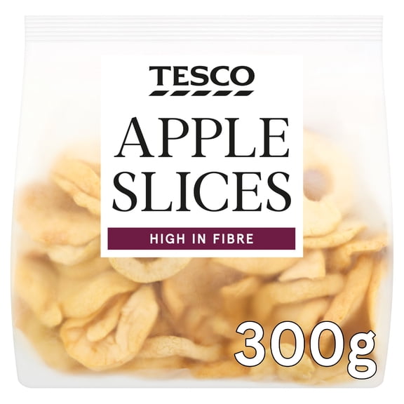Tesco Apple Slices 300G, Imported from Britain