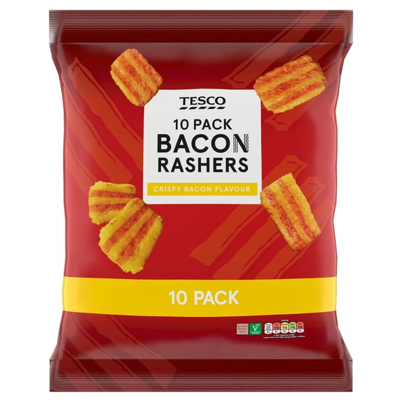 Tesco Bacon Rashers 10 Pack 190G, Imported from Britain