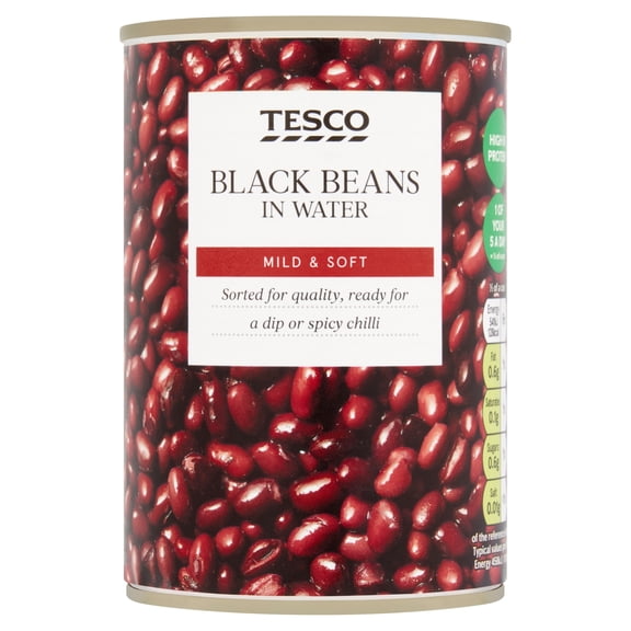 Tesco Black Beans 400G, Imported from Britain
