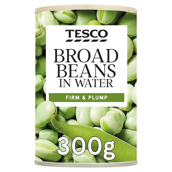 Tesco Broad Beans In Water 300G, Imported from Britain