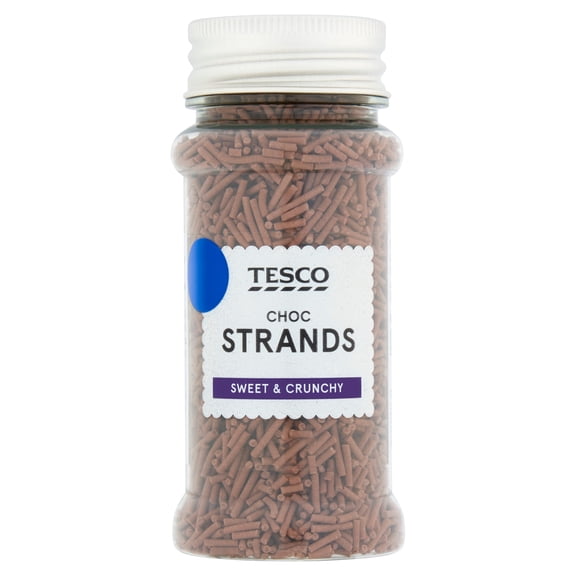 Tesco Choc Strands 65g, Imported from Britain