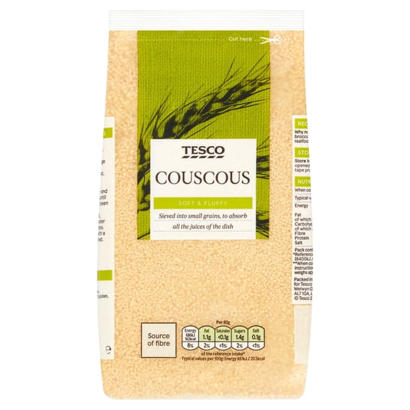 Tesco Cous Cous 500G, Imported from Britain