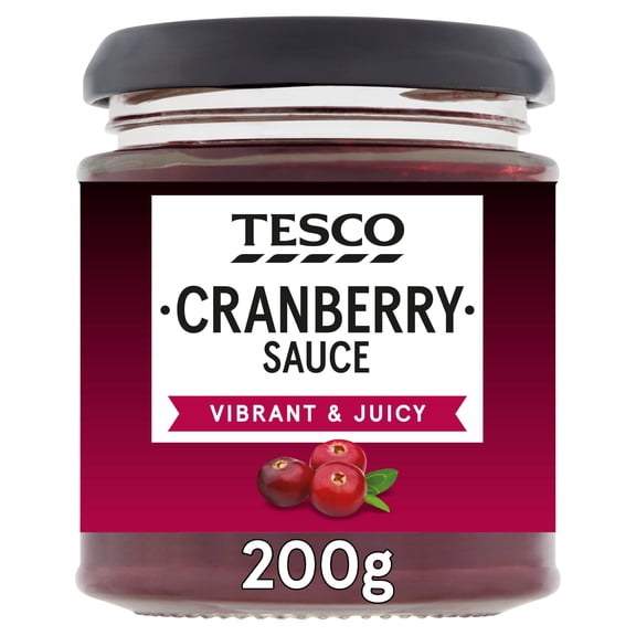 Tesco Cranberry Sauce 200G, Imported from Britain