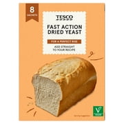 Tesco Fast Action Dried Yeast 56G, Imported from Britain
