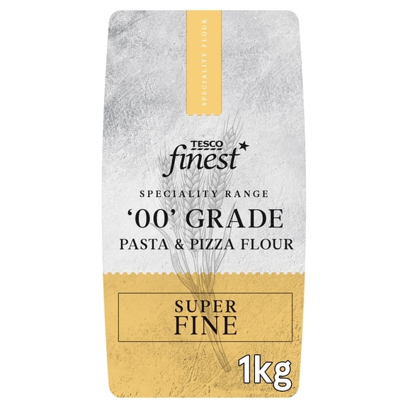 Tesco Finest '00' Grade Pasta & Pizza Flour 1Kg, Imported from Britain