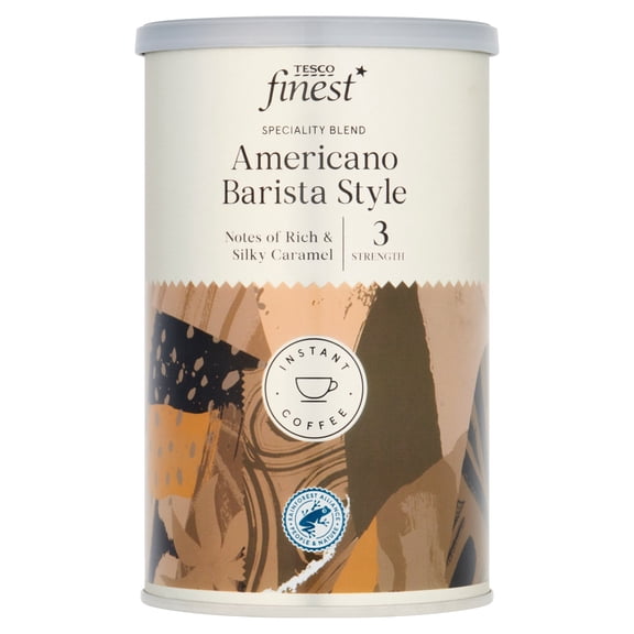 Tesco Finest Americano Barista Style Instant Coffee 100g, Imported from Britain