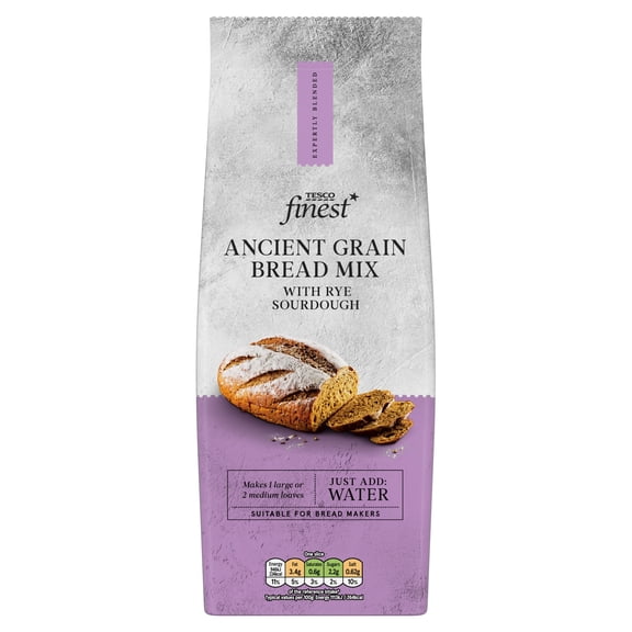 Tesco Finest Ancient Grain Bread Mix 500g, Imported from Britain