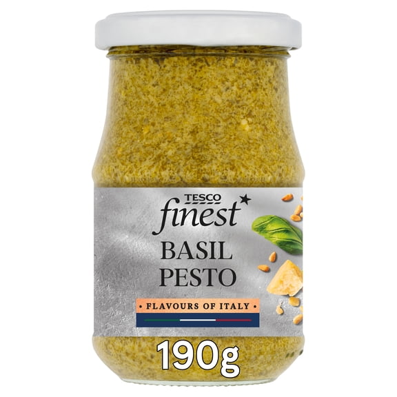 Tesco Finest Basil Pesto 190G, Imported from Britain