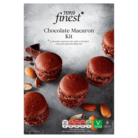Tesco Finest Chocolate Macaron Kit 223g, Imported from Britain
