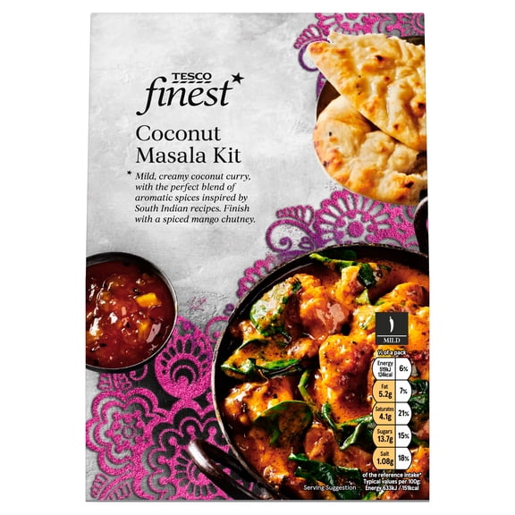 Tesco Finest Coconut Masala Kit 245g, Imported from Britain