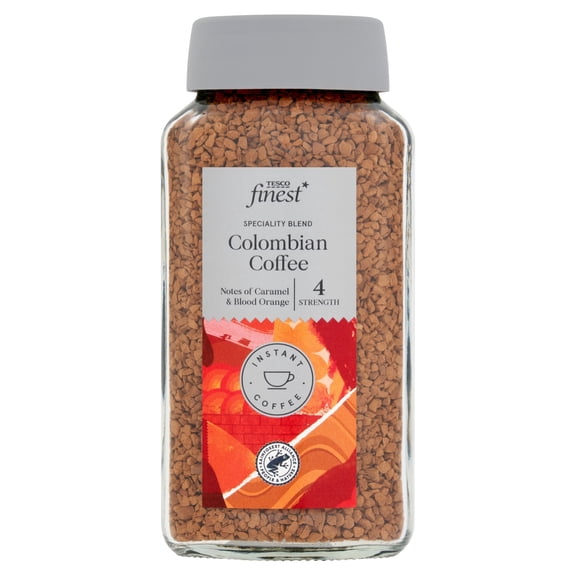 Tesco Finest Colombian Instant Coffee 100G, Imported from Britain