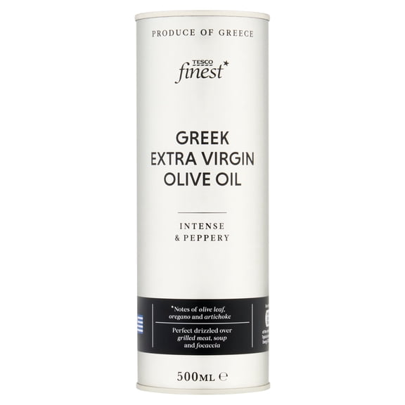 Tesco Finest Greek Extra Virgin Olive Oil 500ml, Imported from Britain