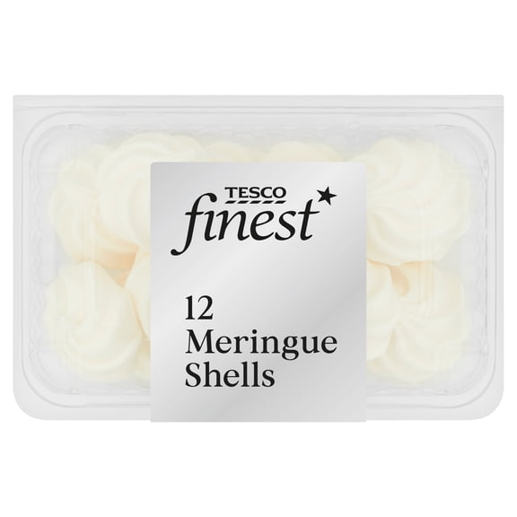 Tesco Finest Meringue Shells 12 Pack, Imported from Britain