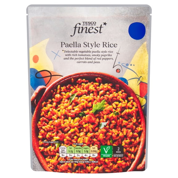 Tesco Finest Paella Style Rice 250g, Imported from Britain