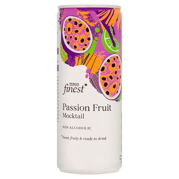 Tesco Finest Passion Fruit Mocktail 250ml, Imported from Britain