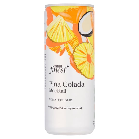 Tesco Finest Pina Colada Mocktail 250ml, Imported from Britain