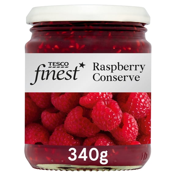Tesco Finest Raspberry Conserve 340G, Imported from Britain