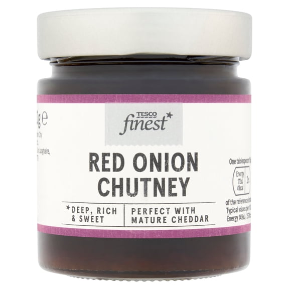 Tesco Finest Red Onion Chutney 230G, Imported from Britain