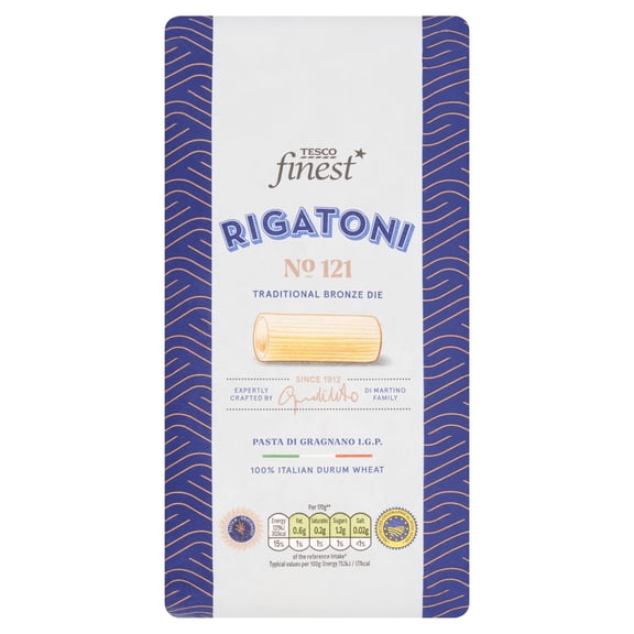 Tesco Finest Rigatoni 500G 500G, Imported from Britain