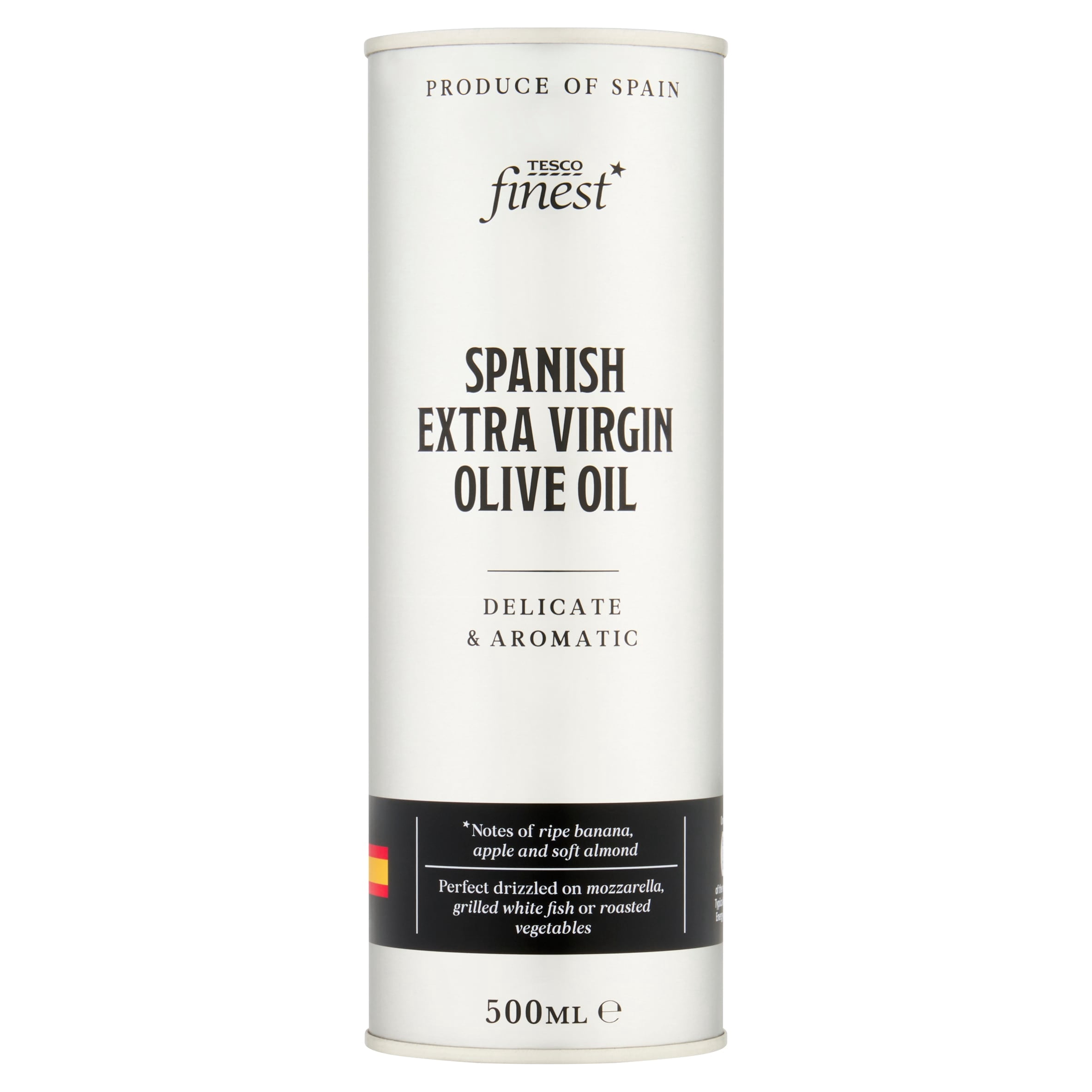 Tesco Finest Spanish Extra Virgin Olive Oil 500ml, Imported from Britain