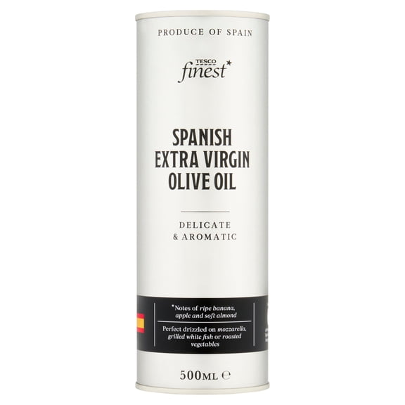 Tesco Finest Spanish Extra Virgin Olive Oil 500ml, Imported from Britain