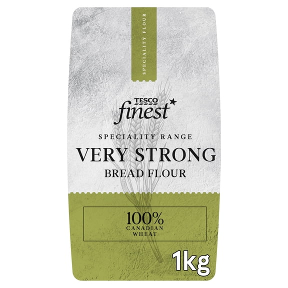 Tesco Finest Very Strong Bread Flour 1kg, Imported from Britain