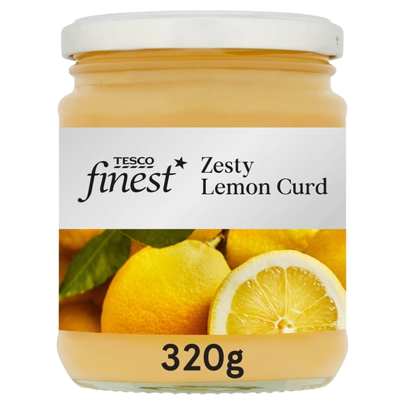 Tesco Finest Zesty Lemon Curd 320G, Imported from Britain