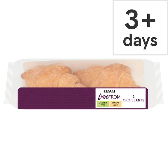 Tesco Free From Croissants 2 pack, Imported from Britain