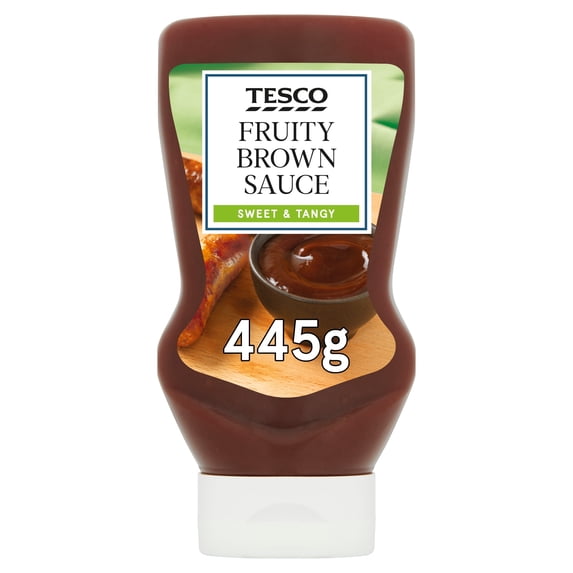 Tesco Fruity Brown Sauce 445G, Imported from Britain