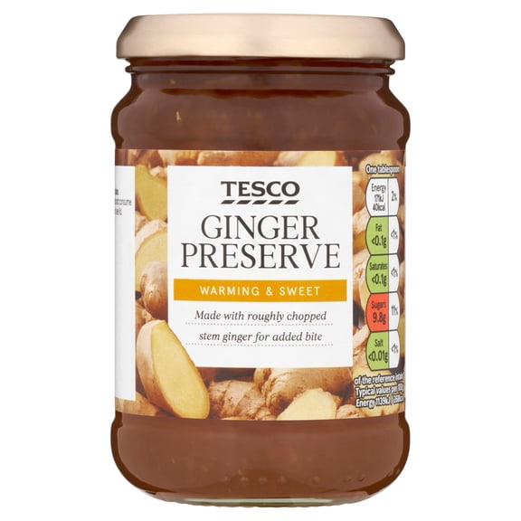 Tesco Ginger Preserve 340G, Imported from Britain