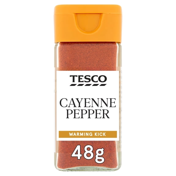 Tesco Ground Cayenne Pepper 48G, Imported from Britain