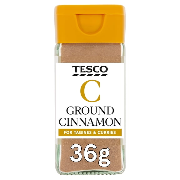 Tesco Ground Cinnamon 36g, Imported from Britain