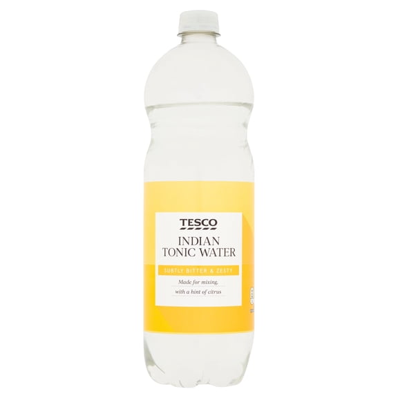 Tesco Indian Tonic Water 1L, Imported from Britain