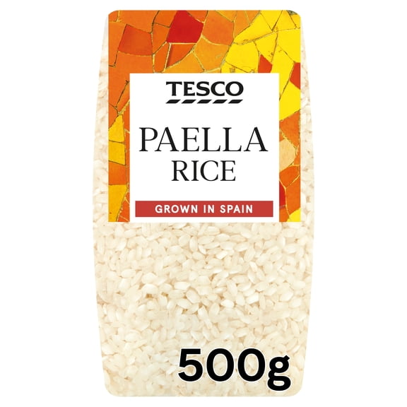 Tesco Ingredients Spanish Paella Rice 500G, Imported from Britain