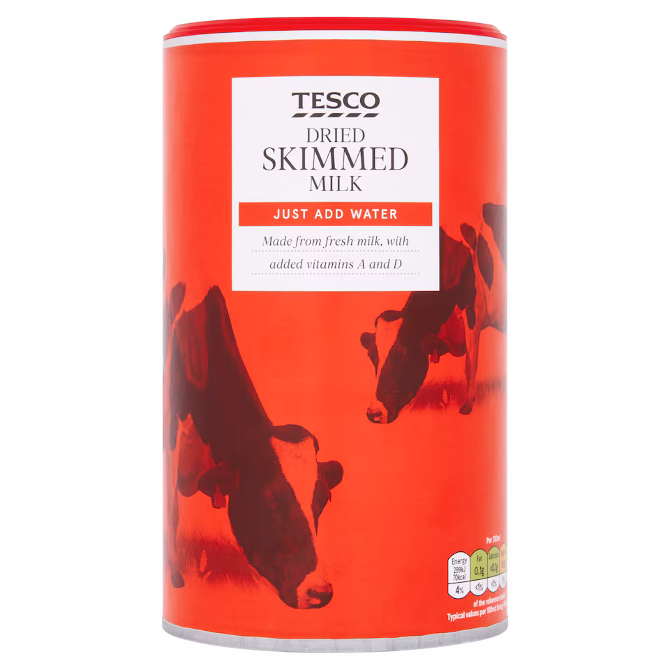Instant Dried Skimmed Milk 340G - From England