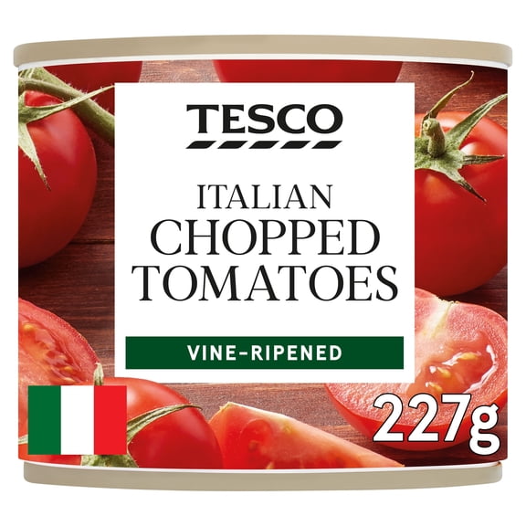 Tesco Italian Chopped Tomatoes227g, Imported from Britain