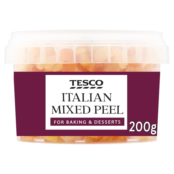 Tesco Italian Mixed Peel 200G, Imported from Britain