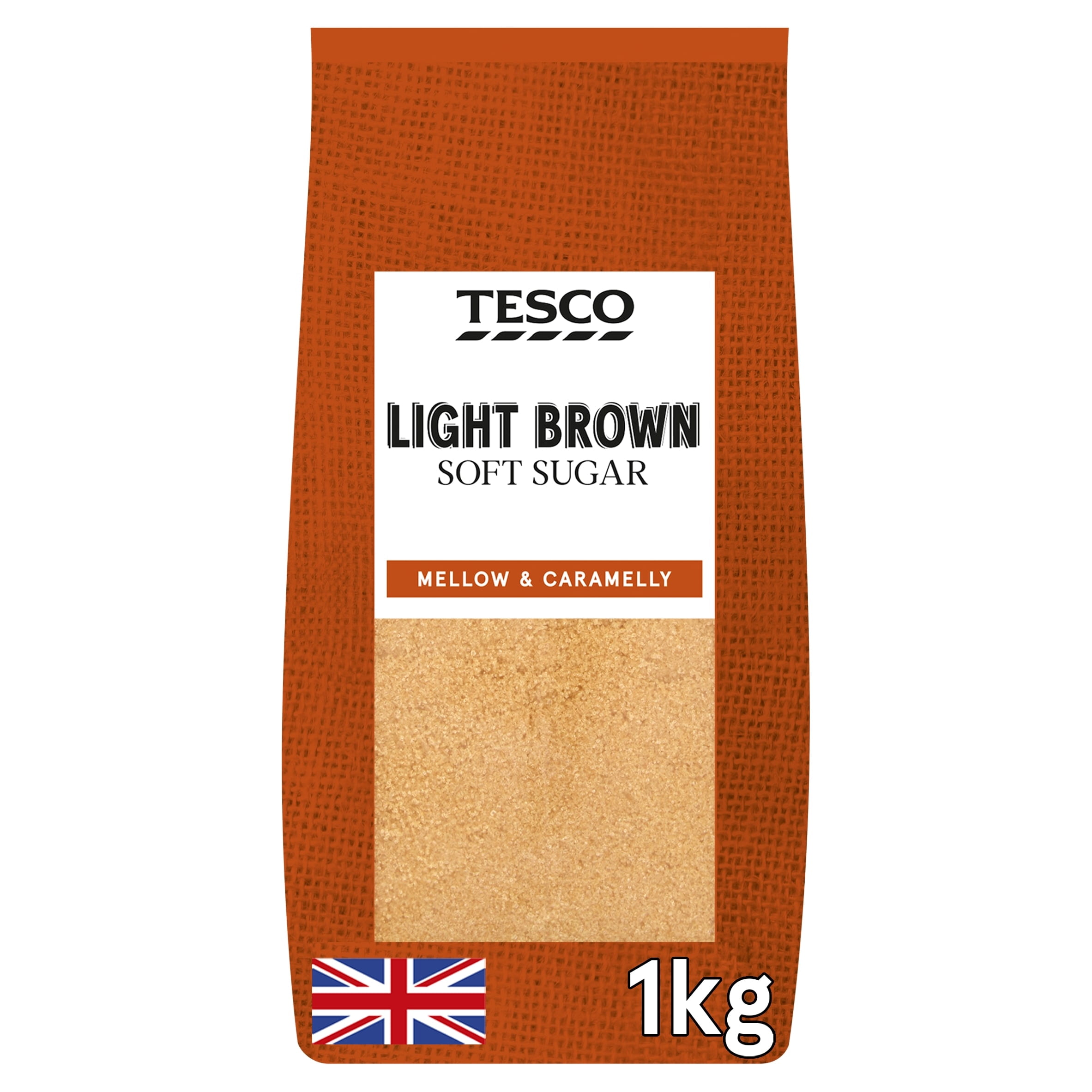 Tesco Light Brown Soft Sugar 1Kg Pack, Imported from Britain