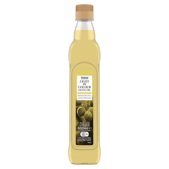 Tesco Light In Colour Olive Oil 500Ml, Imported from Britain