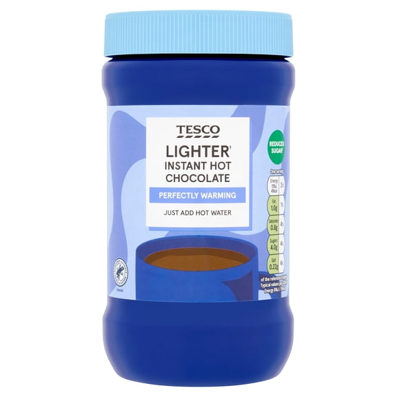 Tesco Lighter Hot Chocolate 270G, Imported from Britain