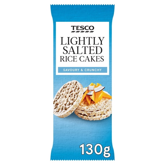 Tesco Lightly Salted Rice Cakes 130G, Imported from Britain