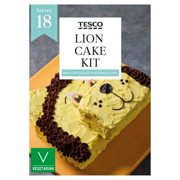 Tesco Lion Cake Kit 810g, Imported from Britain