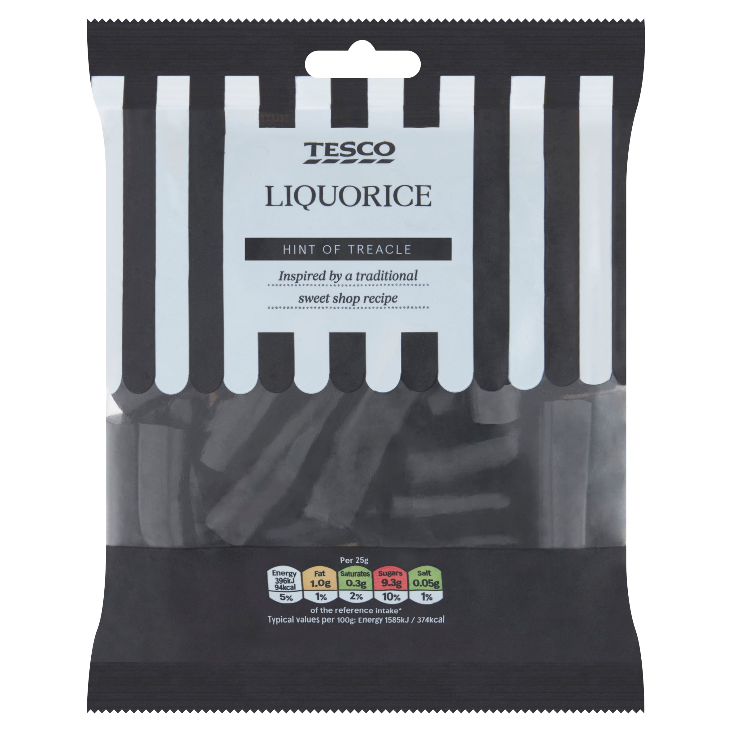 Tesco Liquorice 250G, Imported from Britain