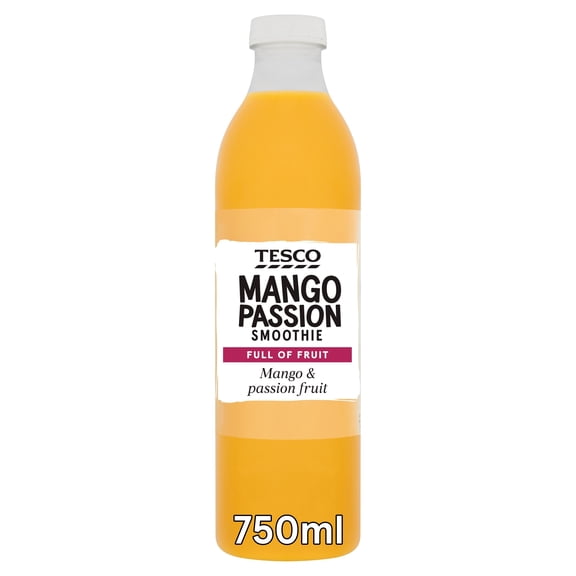 Tesco Mango Passion Fruit Smoothie 750Ml, Imported from Britain