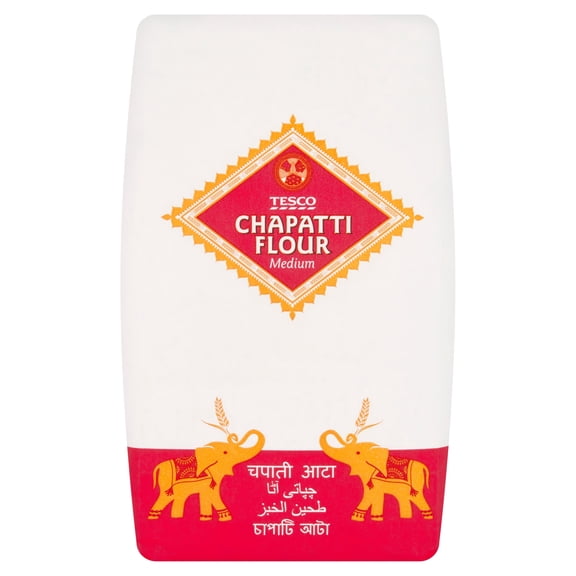 Tesco Medium Chapatti Flour 1.5kg, Imported from Britain